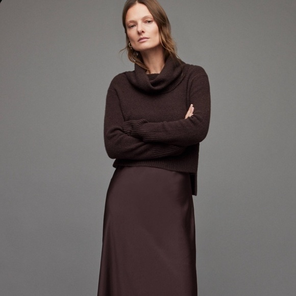 All Saints Sweaters - All Saints Tierny Roll Neck Sweater Deep Purple NEW